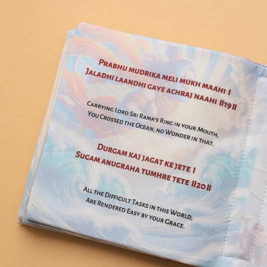 Hanuman Chalisa Cloth Book for Kids & Adults