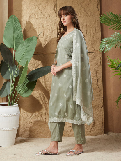 Most Trending Pestal Handloom Cotton Weaving Suit Set