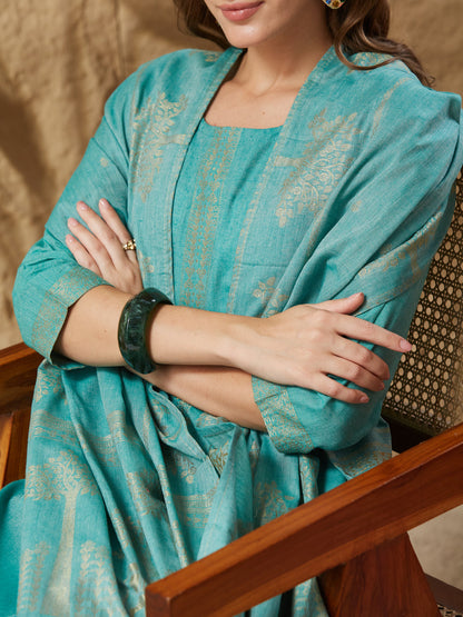 Very Stylist Handloom Cotton Weaving Suit Set