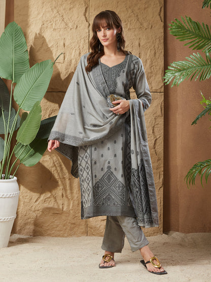 Vintage Handloom Cotton Weaving Suit Set