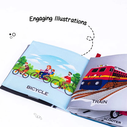 Kids Educational Cloth Early Learning Soft Book Set