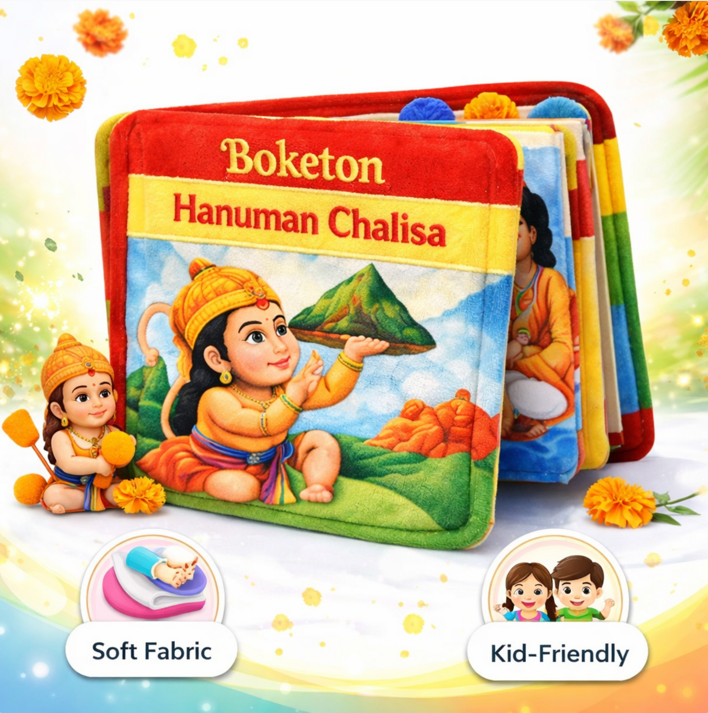 Hanuman Chalisa Cloth Book for Kids & Adults