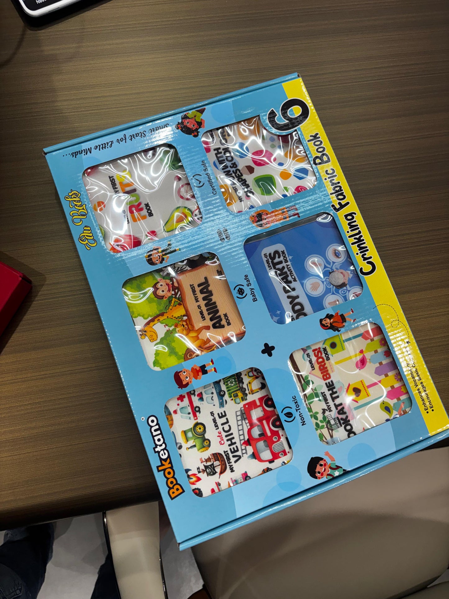 Boketon Sensory Cloth Set Baby Books