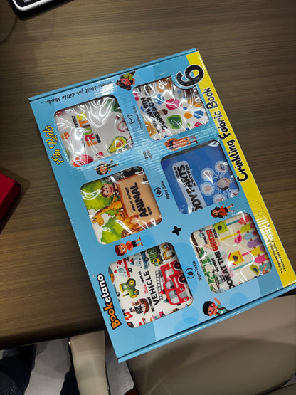 Boketon Sensory Cloth Set Baby Books