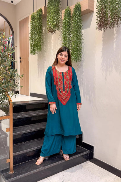 Rama Embroidered Co-Ord Set