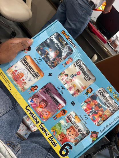 Boketon Crinkle Baby Books (6 Pack)