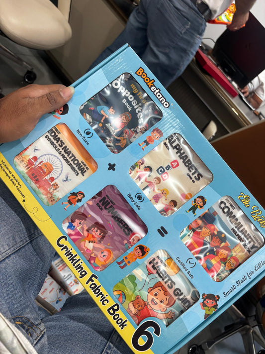 Boketon Crinkle Baby Books (6 Pack)