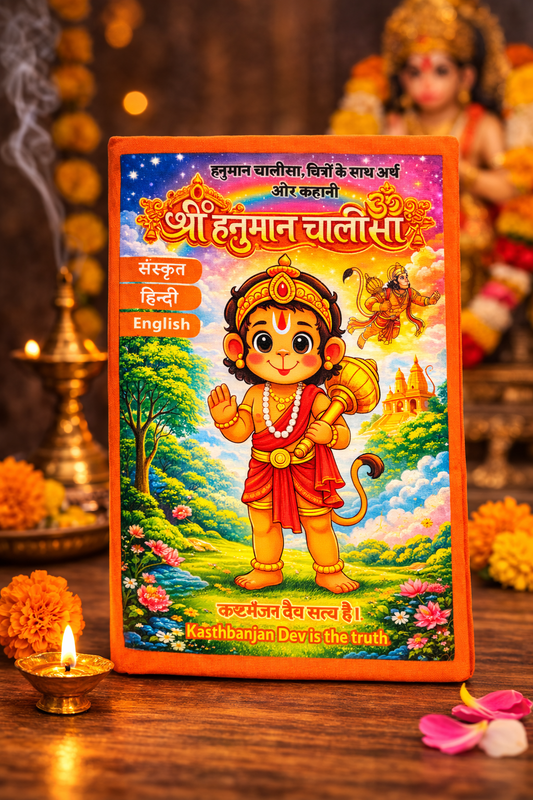 Hanuman Chalisa Cloth Book for Kids & Adults