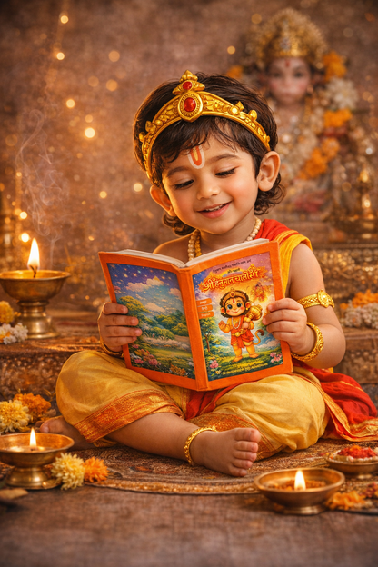 Hanuman Chalisa Cloth Book for Kids & Adults 